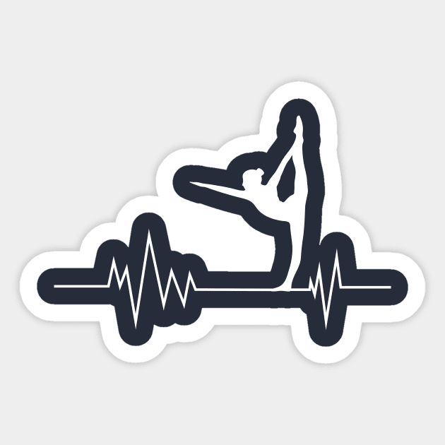 I'm a Warrior yoga Sticker by savy